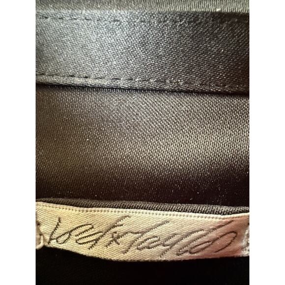 Vintage 80’s Lord and Taylor Black Textured Small Rope Tassel Crossbody Bag - Picture 11 of 12